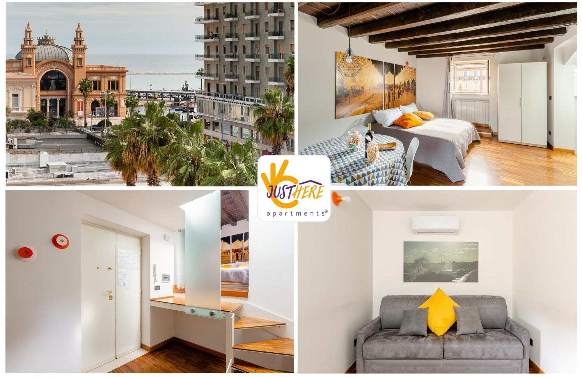 Just Here Apartments - La mansarda Bari Extérieur photo